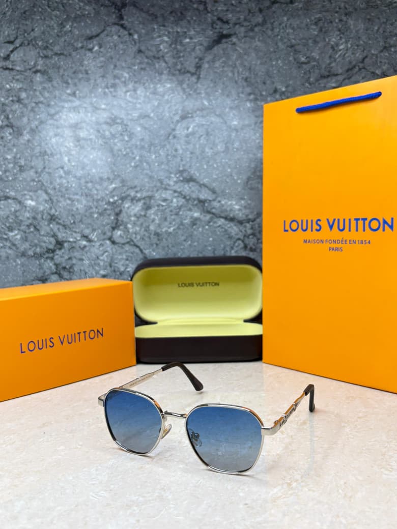 Louis Vuitton Hexagon Metal Frame Sunglasses