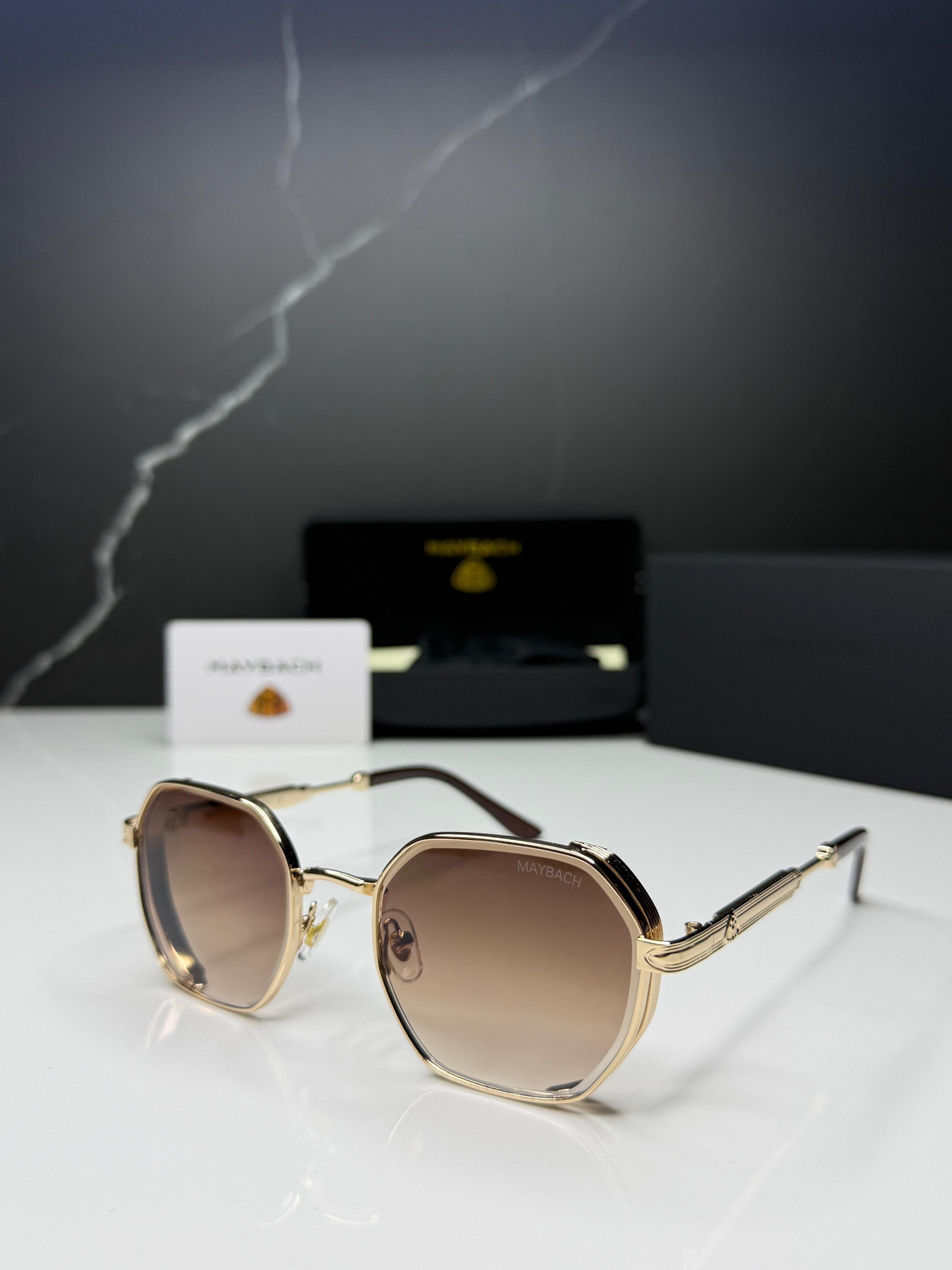 Maybach Octagonal Metal Sunglasses - Men