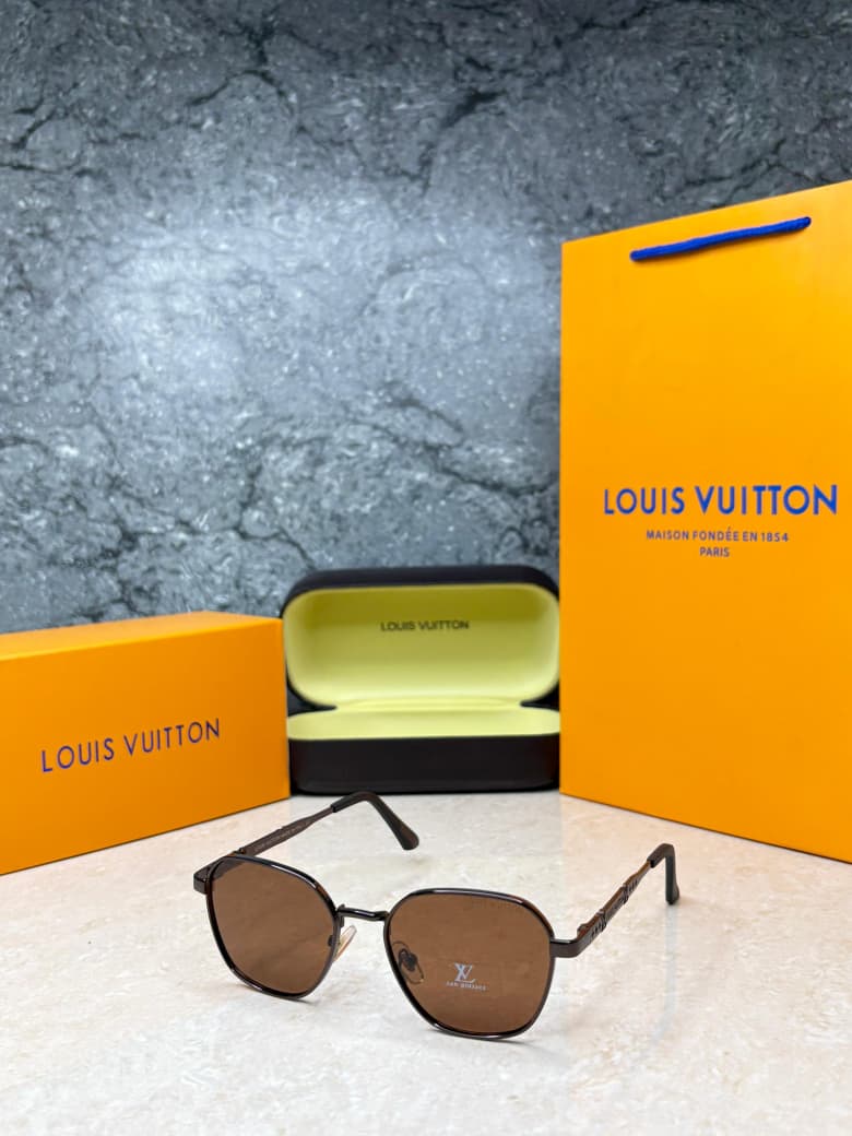 Louis Vuitton Hexagon Metal Frame Sunglasses