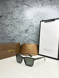 Gucci Polarized Square Sunglasses - Olive Green