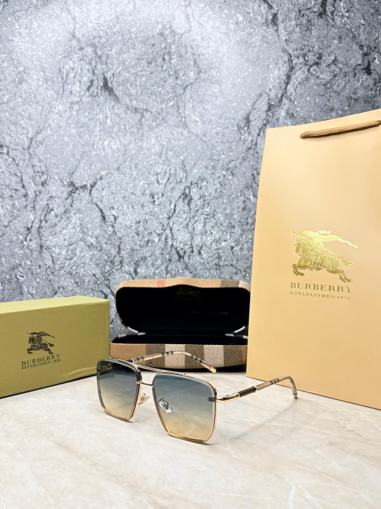 Burberry Square Navigator Sunglasses