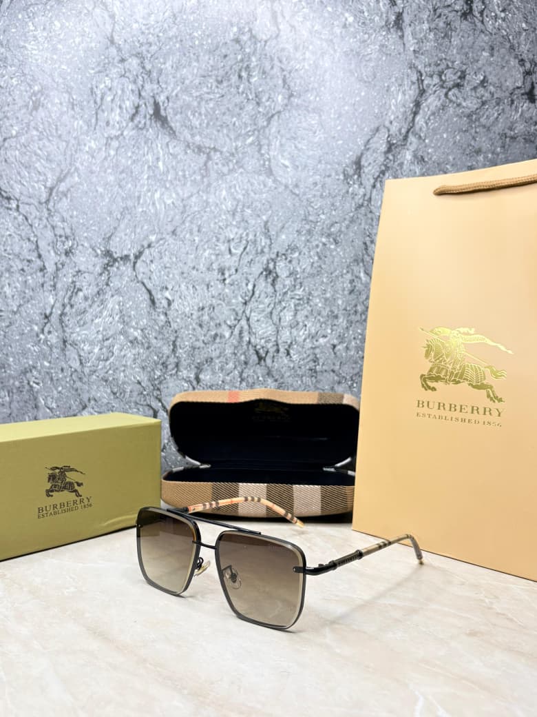 Burberry Square Navigator Sunglasses