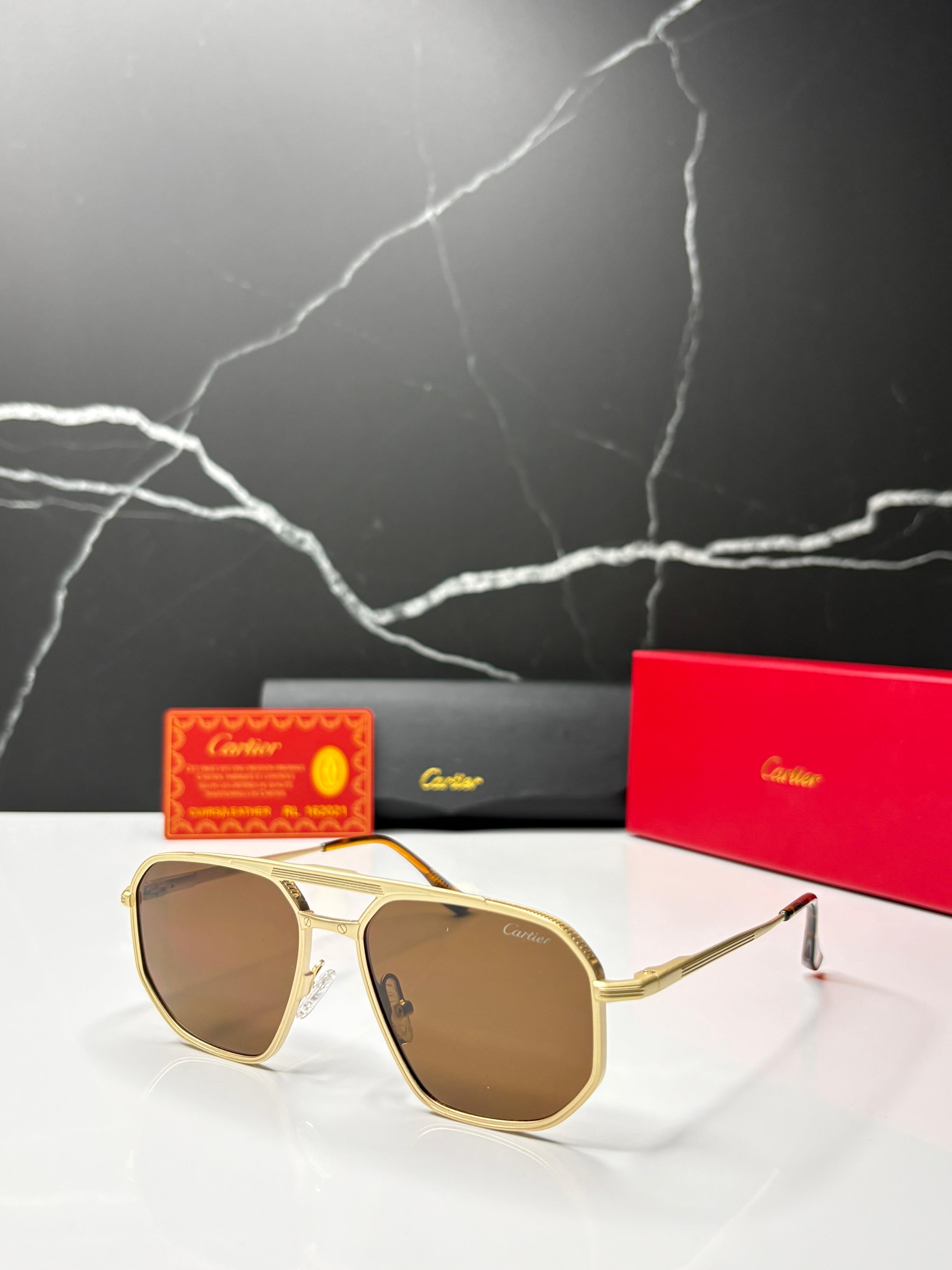 Cartier Aviator Double Bridge Sunglasses