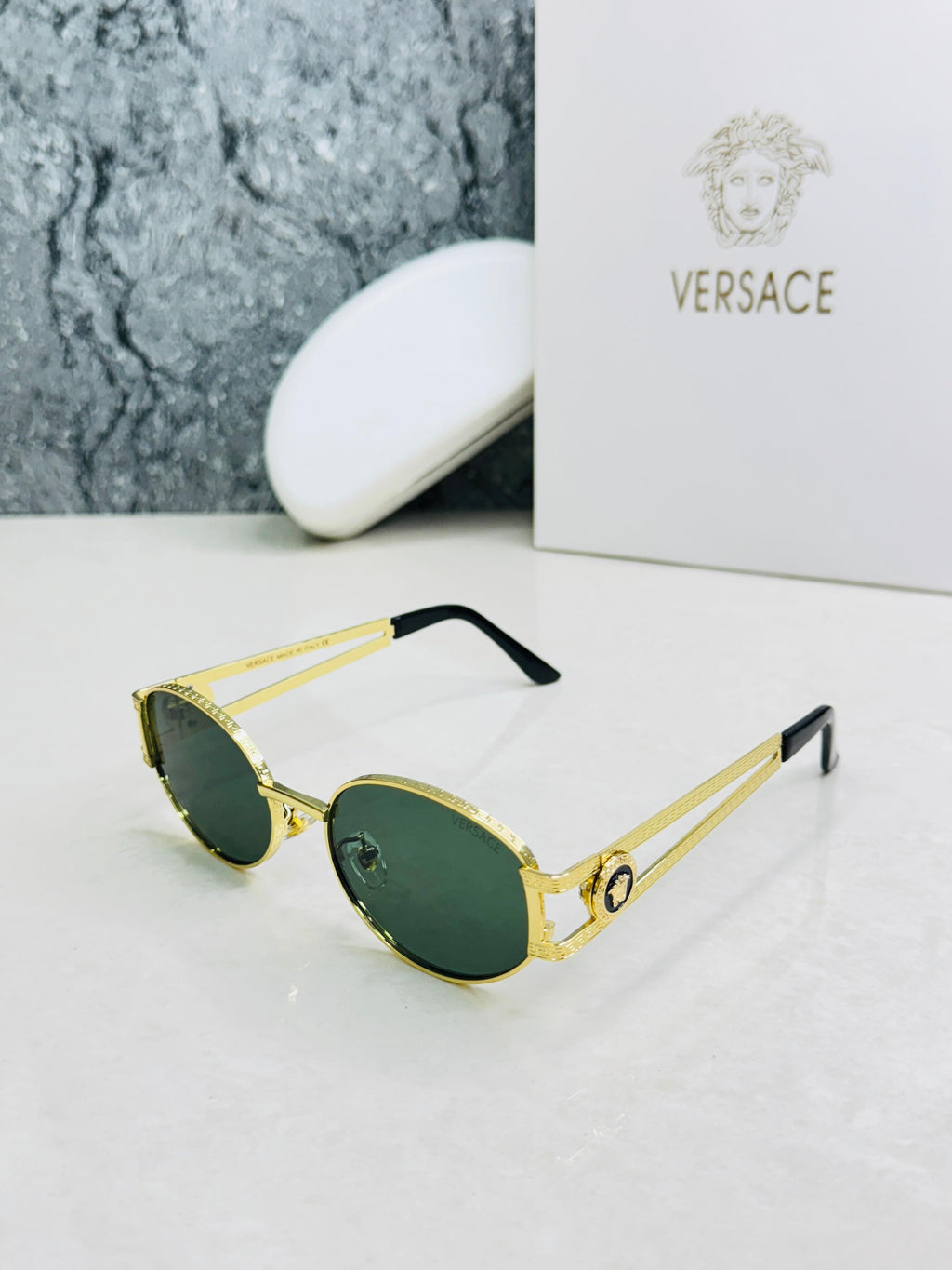 Versace Medusa Oval Sunglasses - Women