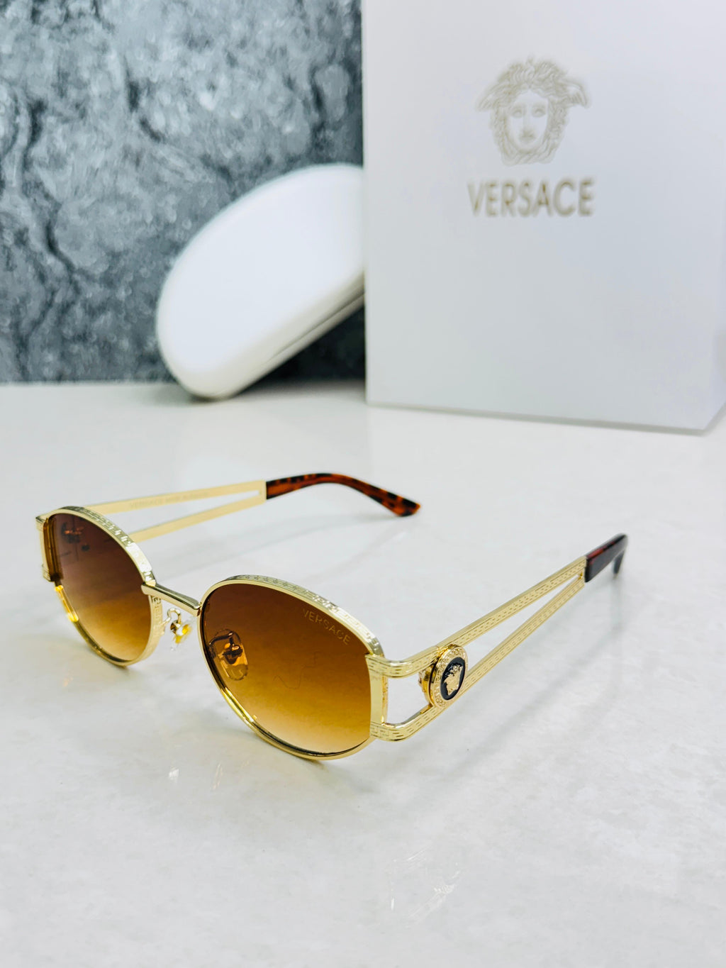 Versace Medusa Oval Sunglasses - Women