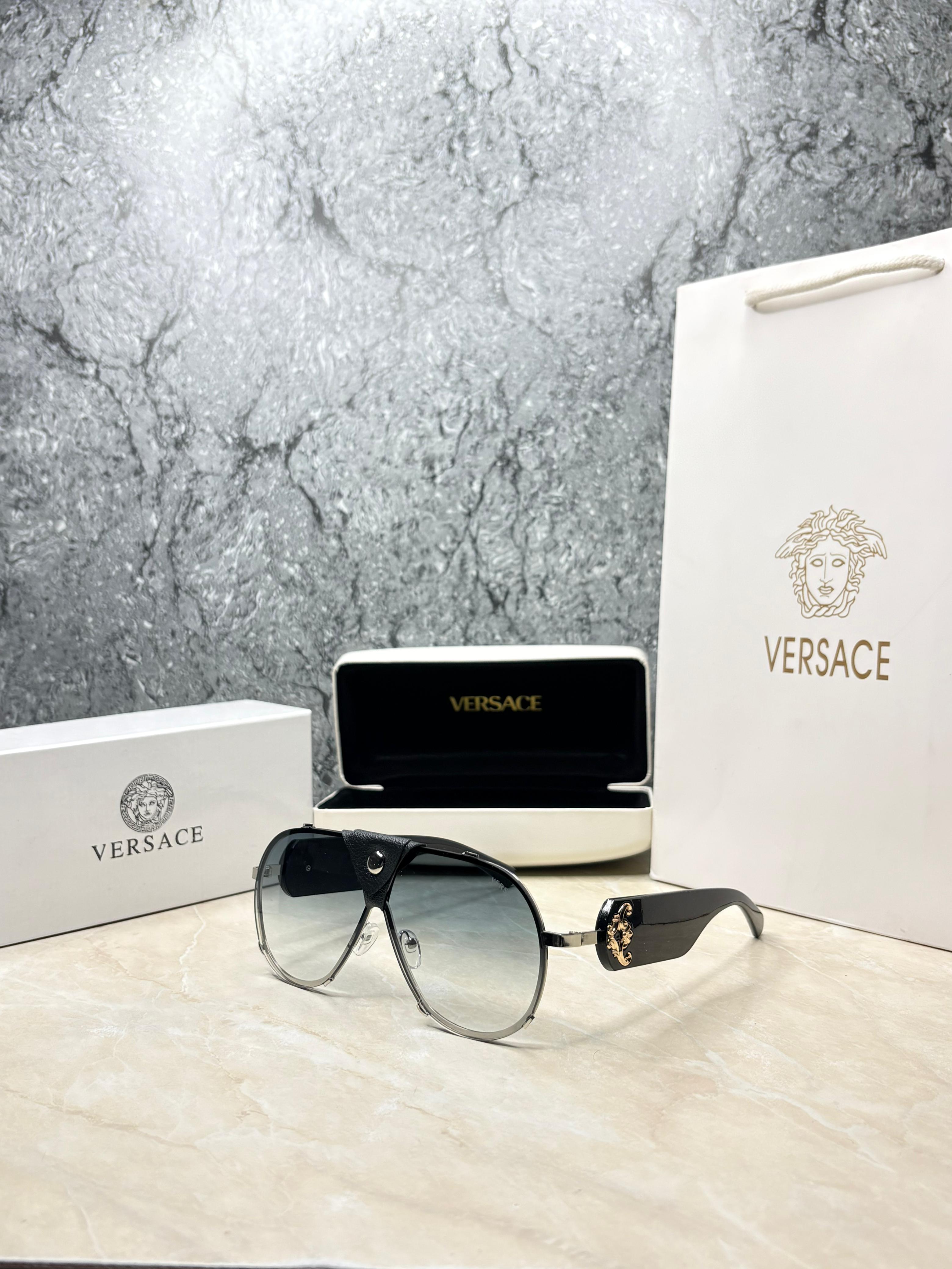 Versace Medusa Aviator Sunglasses - Women