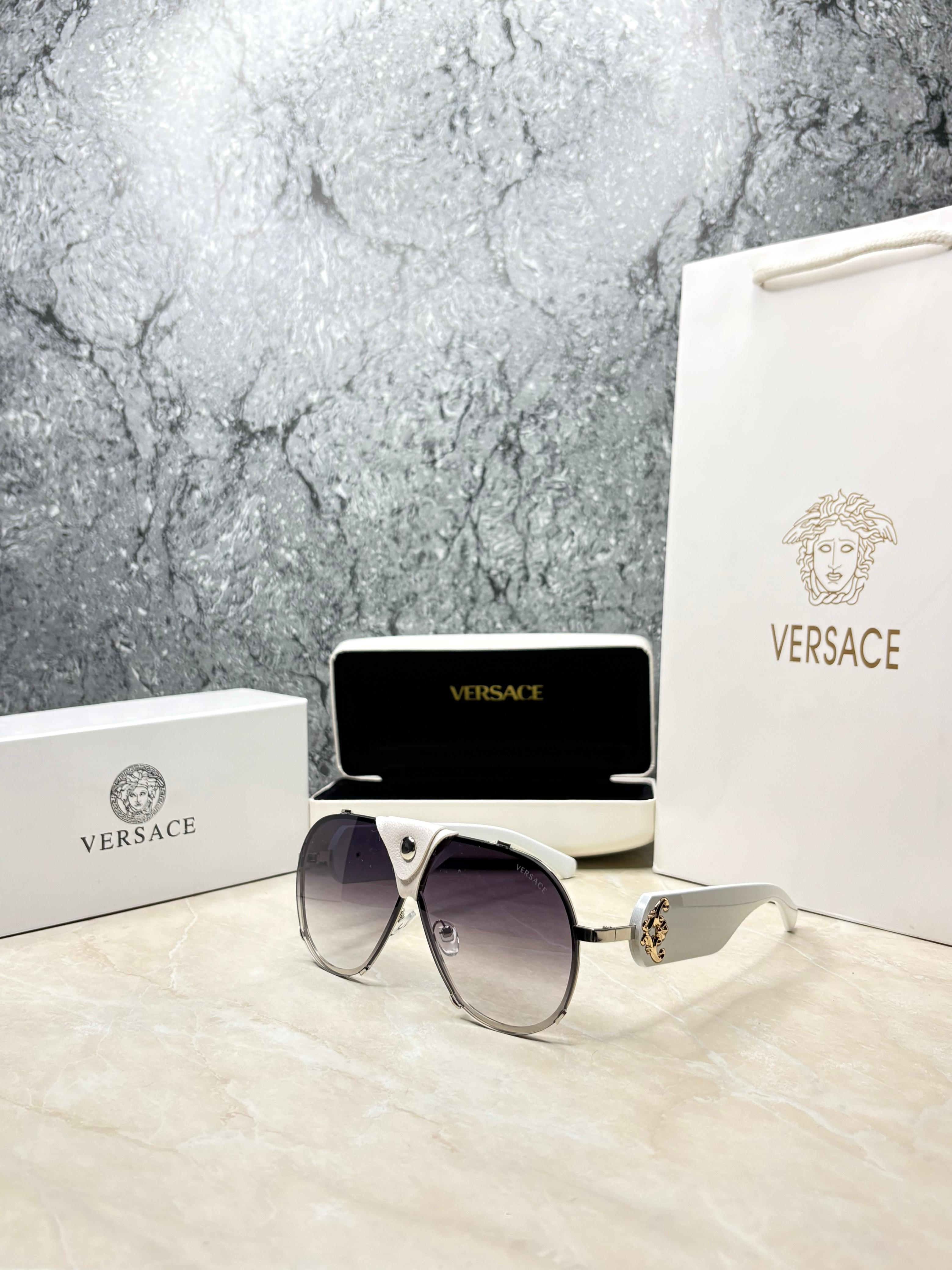 Versace Medusa Aviator Sunglasses - Women