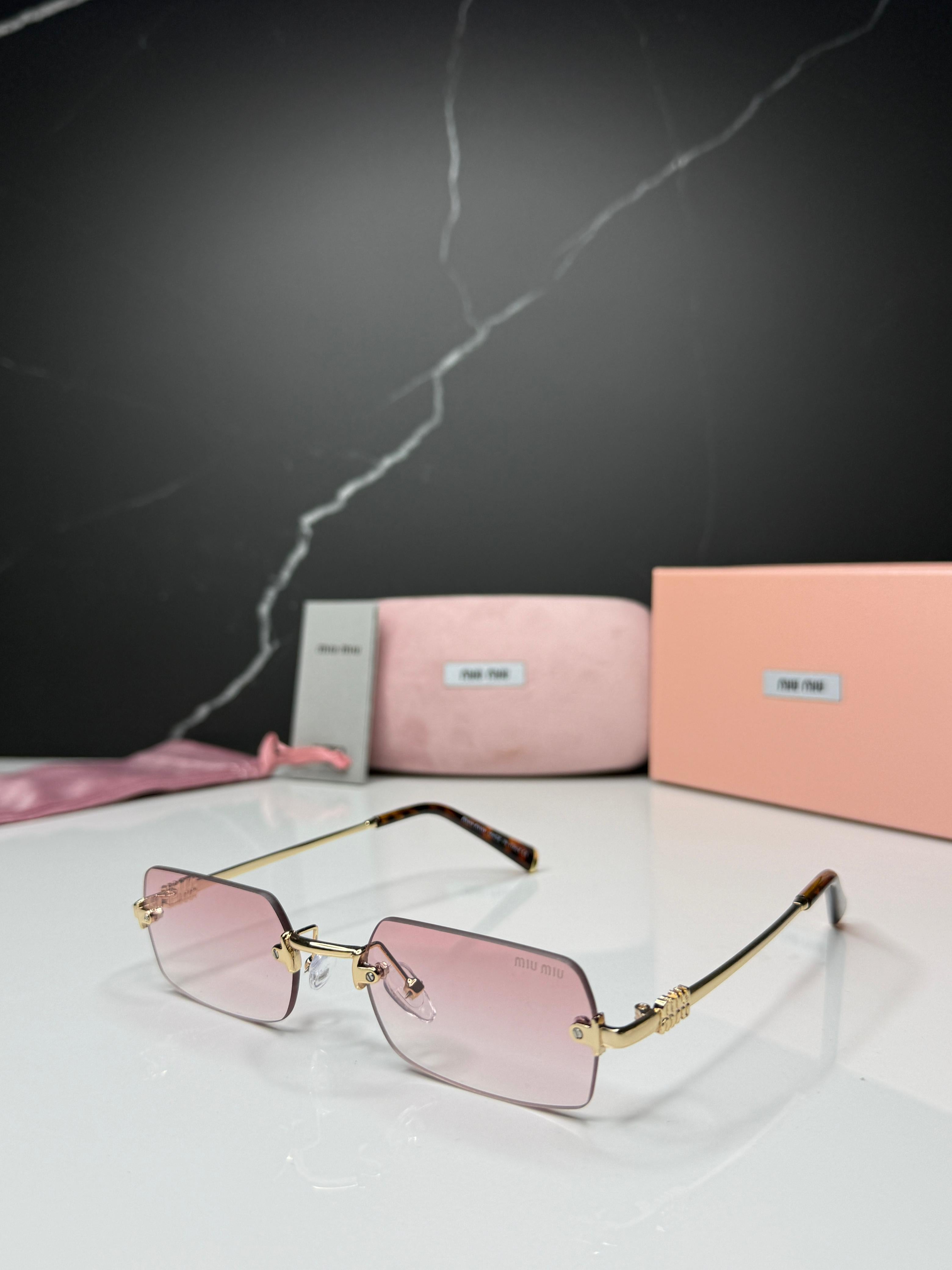 Miu Miu Rimless Sunglasses - Women