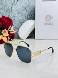 Versace VE2257 Medusa Square Pilot Sunglasses - Men