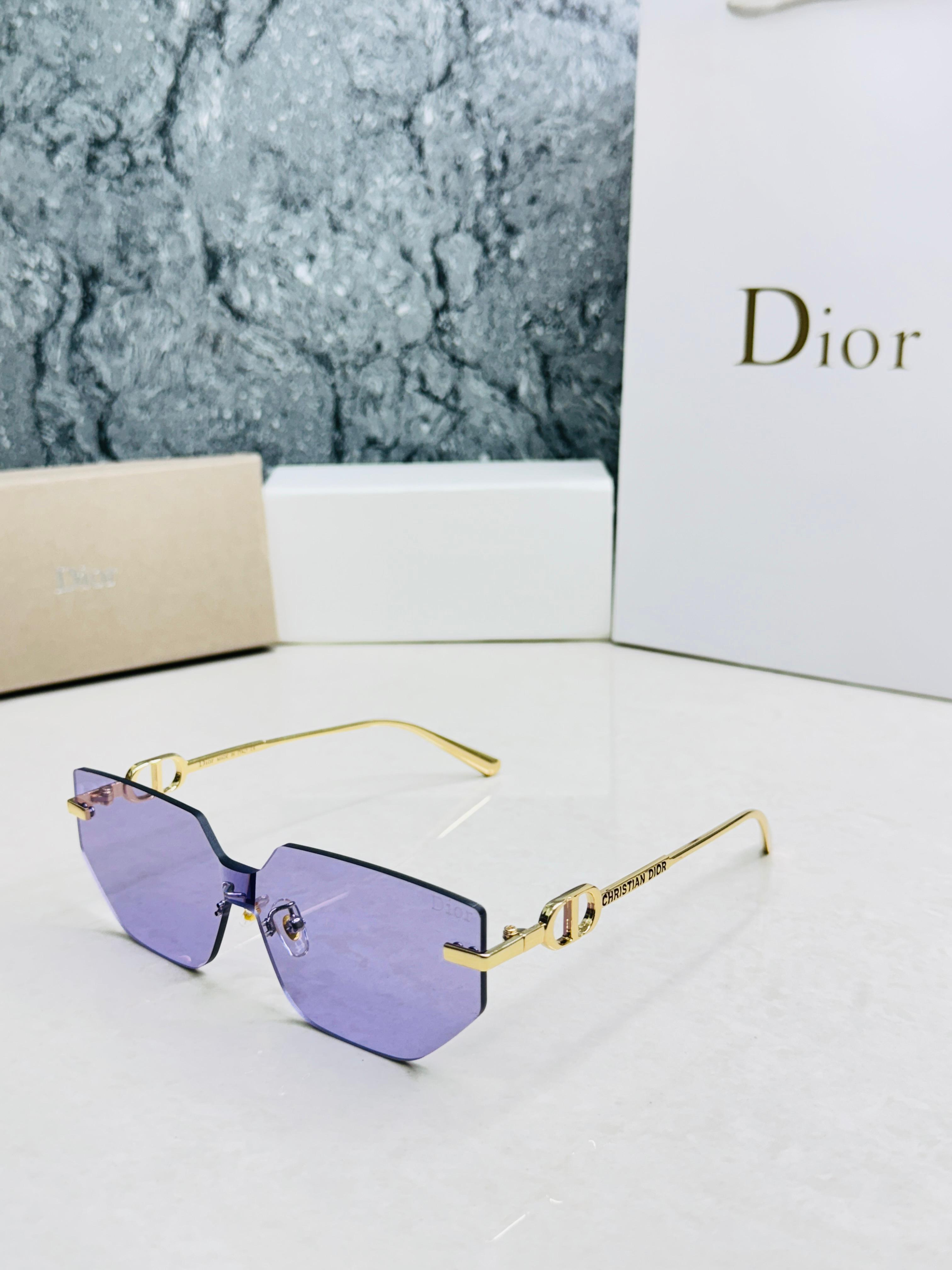 Christian Dior DiorClub Rimless Geometric Sunglasses - Women