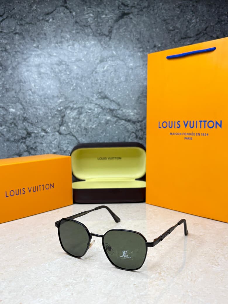 Louis Vuitton Hexagon Metal Frame Sunglasses