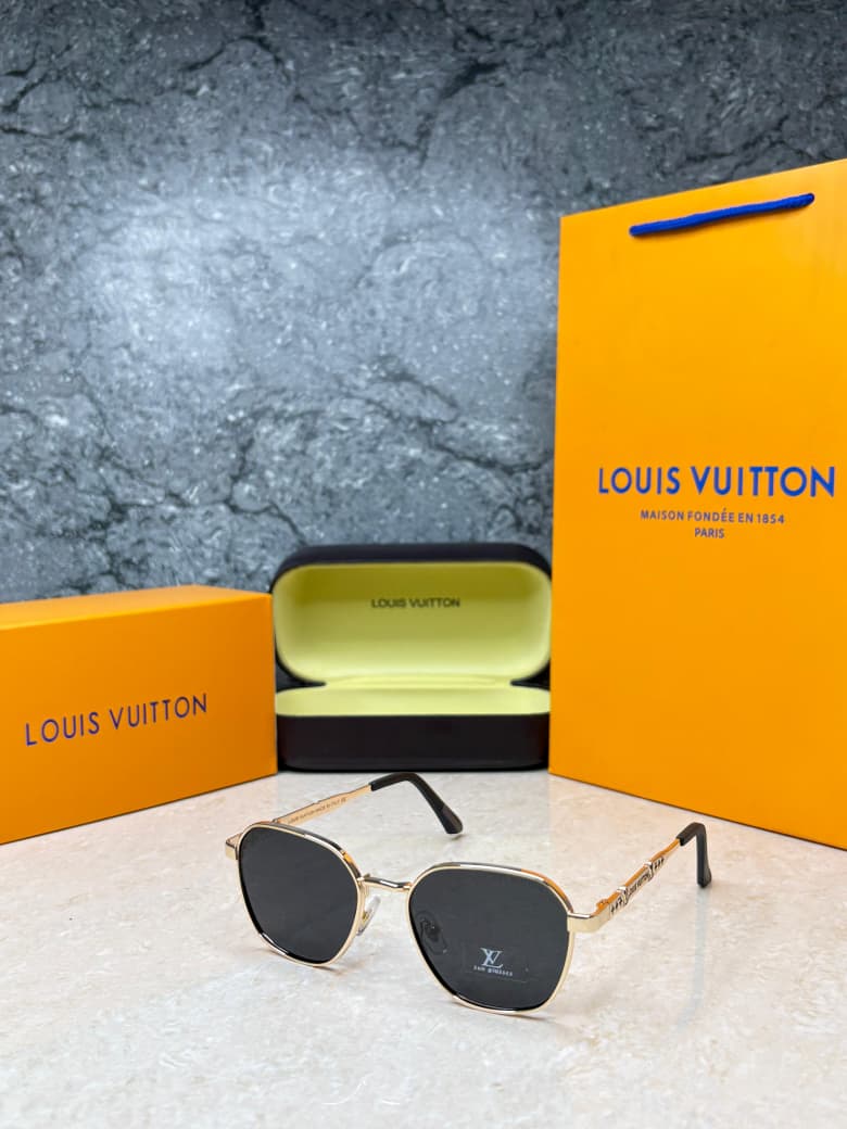 Louis Vuitton Hexagon Metal Frame Sunglasses
