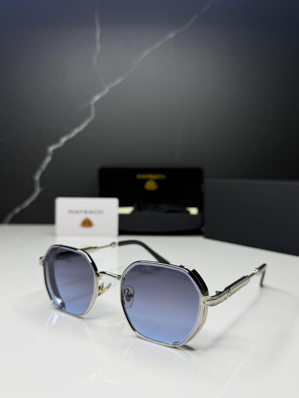 Maybach Octagonal Metal Sunglasses - Men